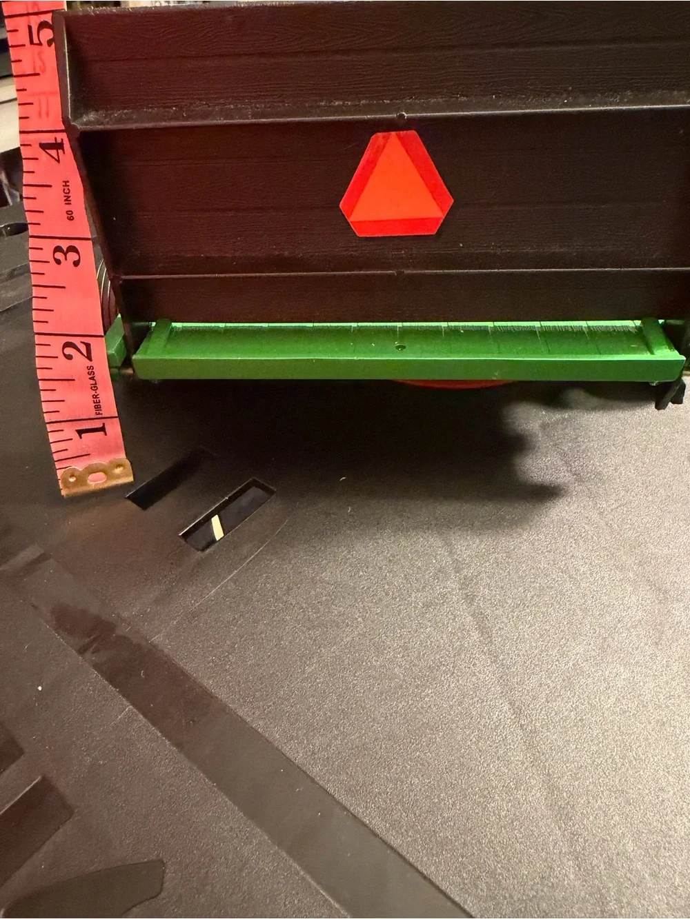 John Deere ERTL die cast 1/16 scale Tandem axle metal trailer